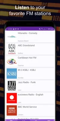 Online Radio - Free Live FM AM android App screenshot 2